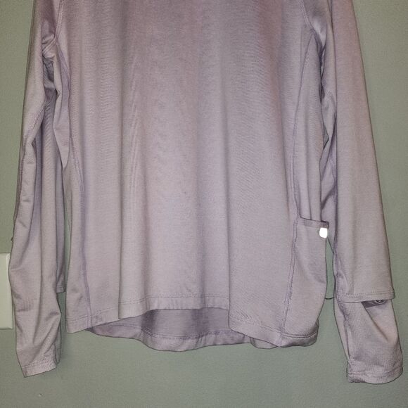 Nike Running Women's Reflective Long Sleeved Shirt Lavender Sz M - Picture 3 of 9